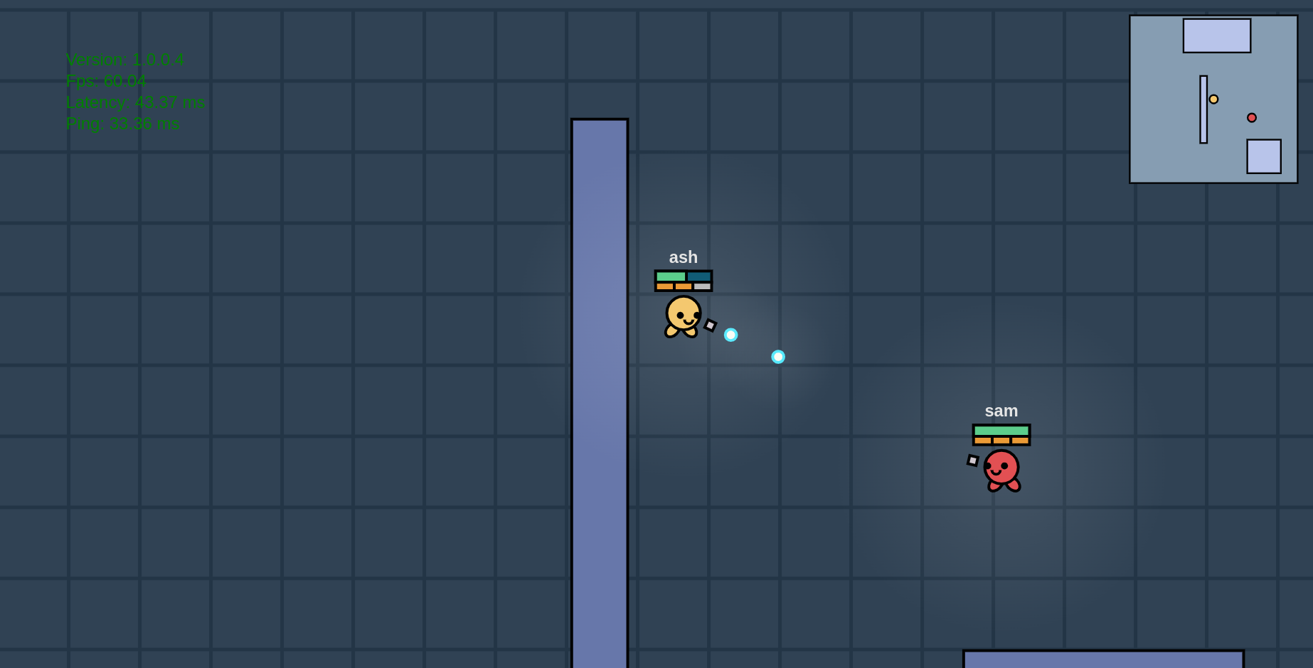 A free for all multiplayer shooting game in the browser!.
      